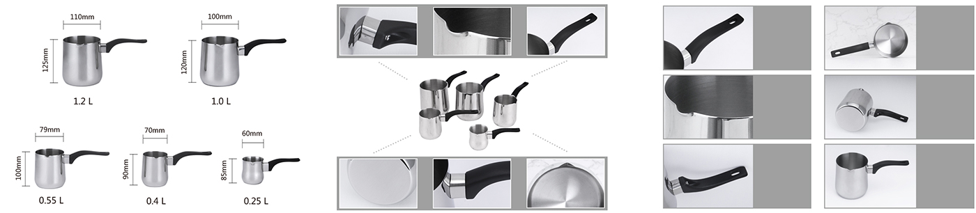 Stainless Steel Turkish Coffee Pot