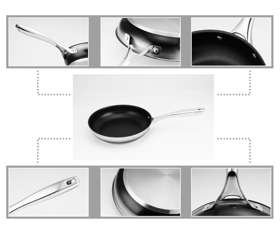 Stainless Steel Non-stick Frypan