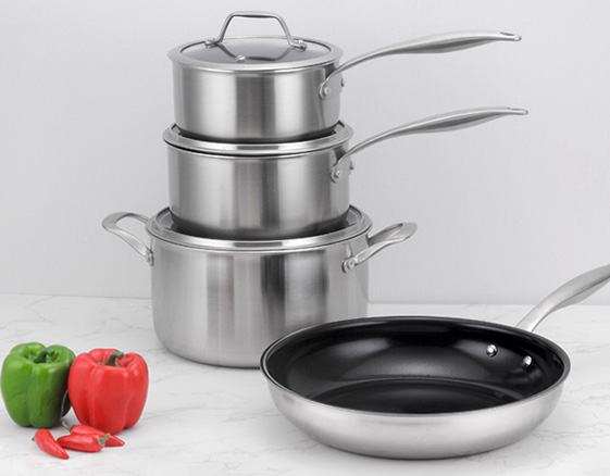 3 Ply Stainless Steel Cookware Set
