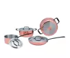 Tri-Ply Copper Stainless Steel Cookware Set