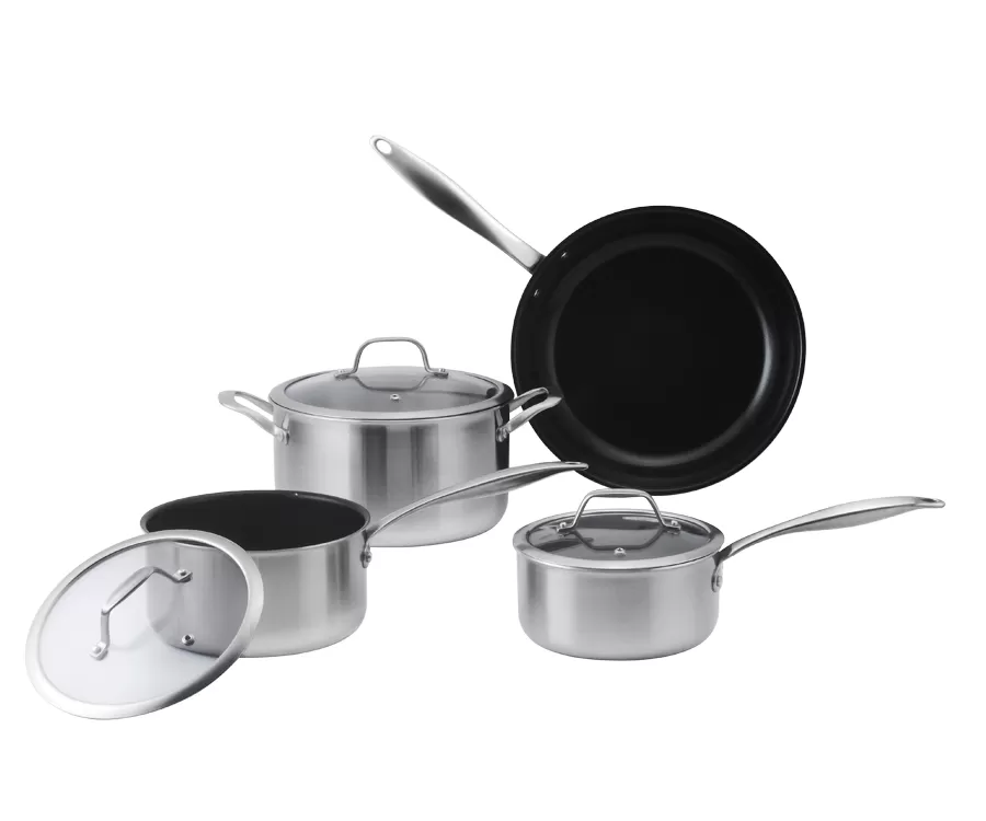3 Ply Stainless Steel Cookware Set