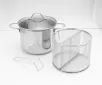 Stainless Steel Pasta Pot with Basket