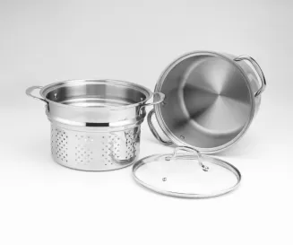 Stainless Steel pasta pot and insert cookware