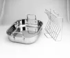 Stainless Steel Roaster Tray Cookware with SS Rack