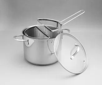 Stainless Steel Pasta Pot with Basket