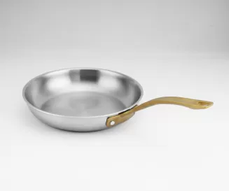 Tri-ply Frypan with Gold PVD handle