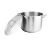 Big Stainless Steel Stockpot with Induction Base